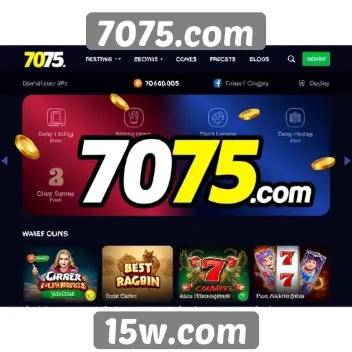 Análise das principais funcionalidades do site 7075.com