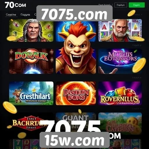 Plataforma 7075.com oferece jogos online variados